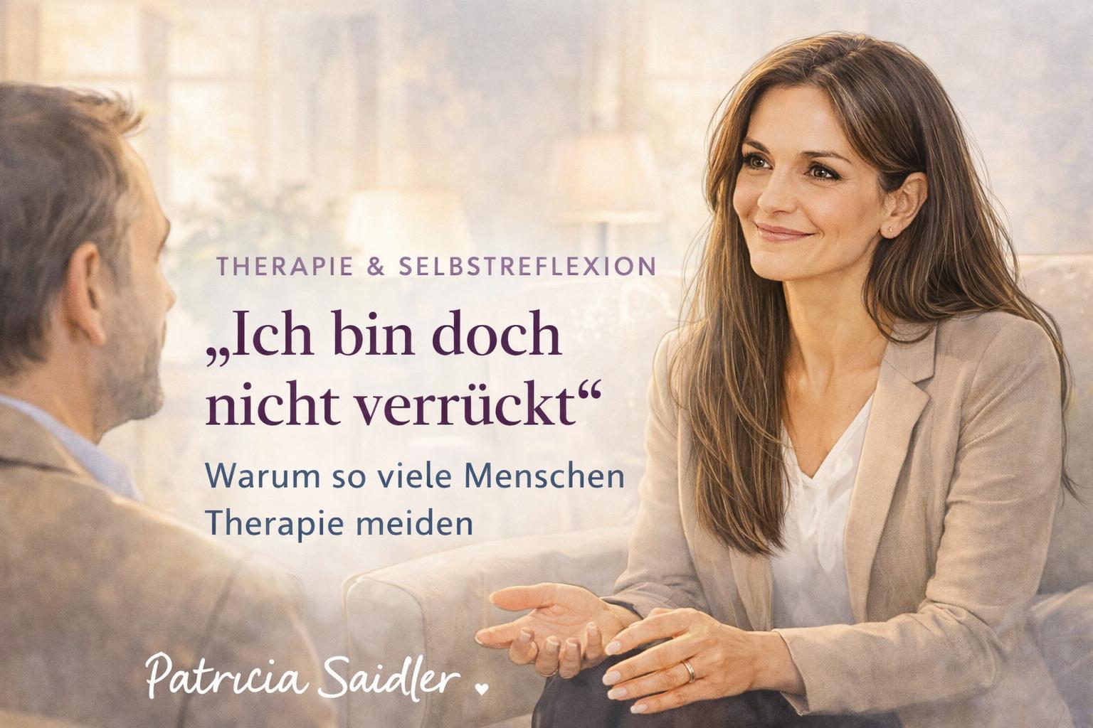 Ich bin doch nicht verrückt” – Warum so viele Menschen Therapie meiden